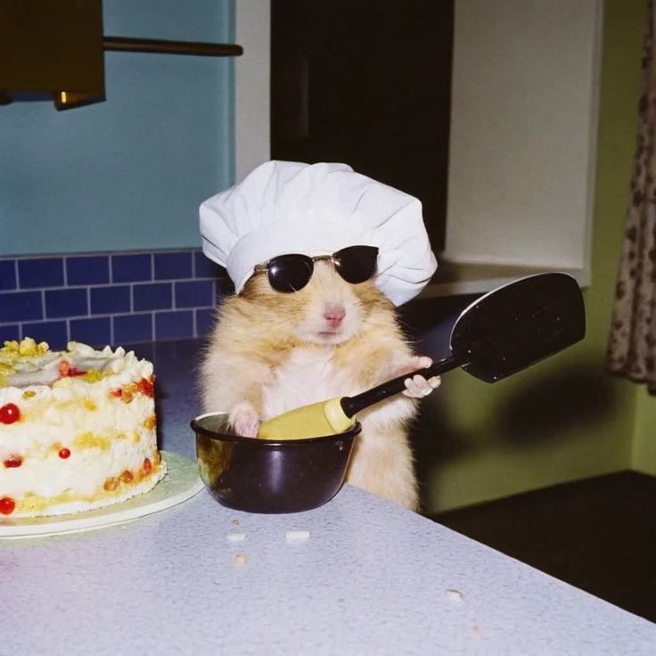 Cute on the outside, but inside is a burning passion for cooking 🔥